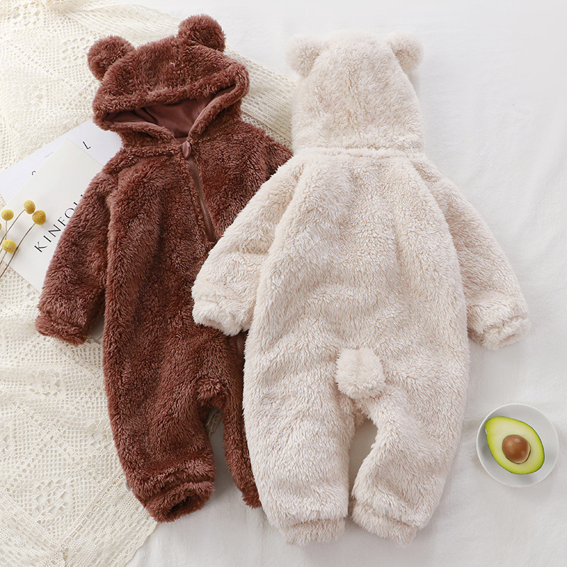 Baby Clothing Zip - 2025 inverno roupas de bebê bonito