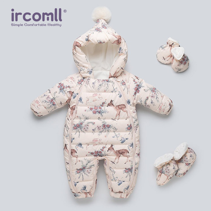 Baby Clothing Zip - Ircomll macacão quente pato branco para
