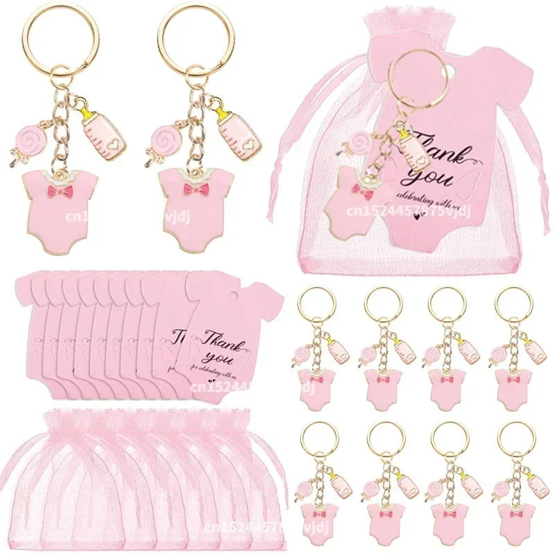 Baby Clothing Tags - 12 conjuntos de lembranças para chá