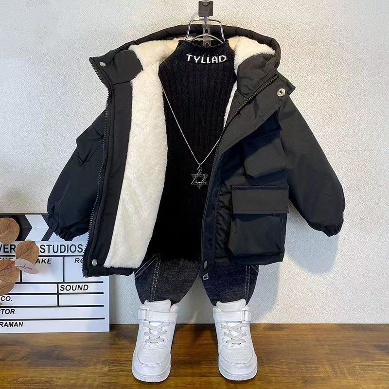 Casaco de algodão grosso com c - Baby X Clothing avaliação e preço