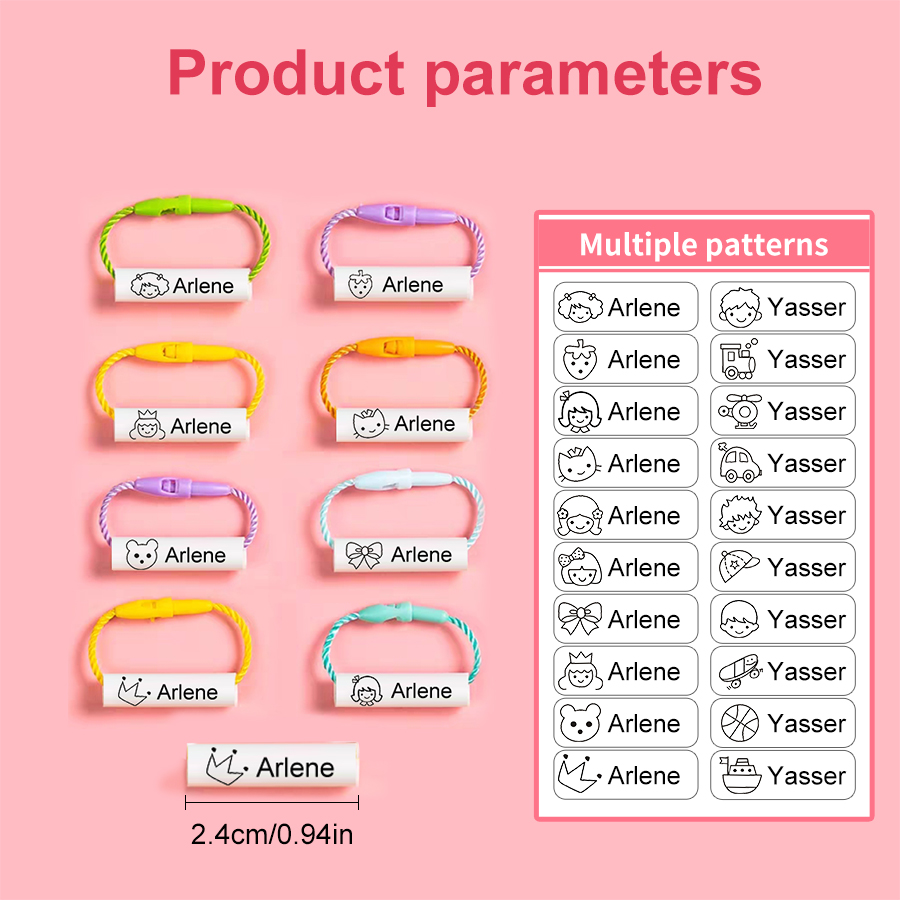 Nome personalizado anel pingen - Baby Clothing Tags avaliação e preço