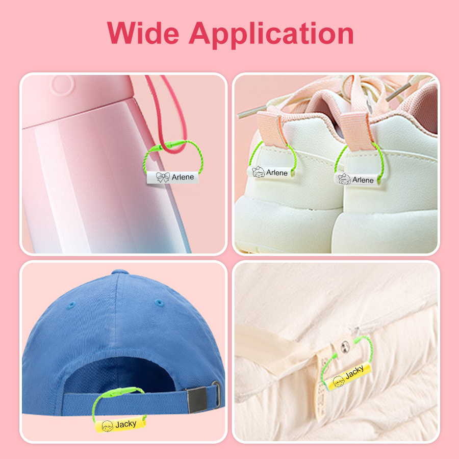 Nome personalizado anel pingen - Baby Clothing Tags avaliação e preço