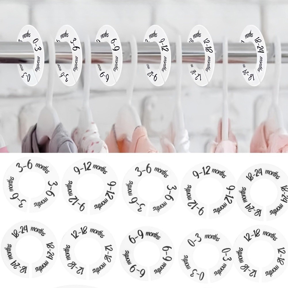 68/9 Peças Divisores de Tamanh - Baby Clothing Tags avaliação e preço